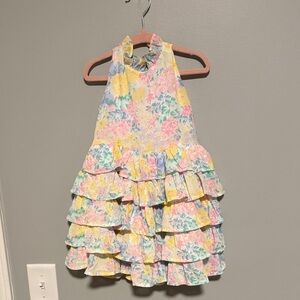 Janie and Jack Pastel Floral/Easter Dress